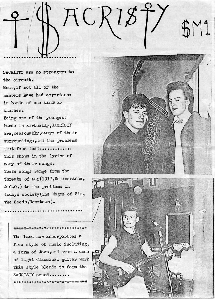Sacristy Newsletter 1